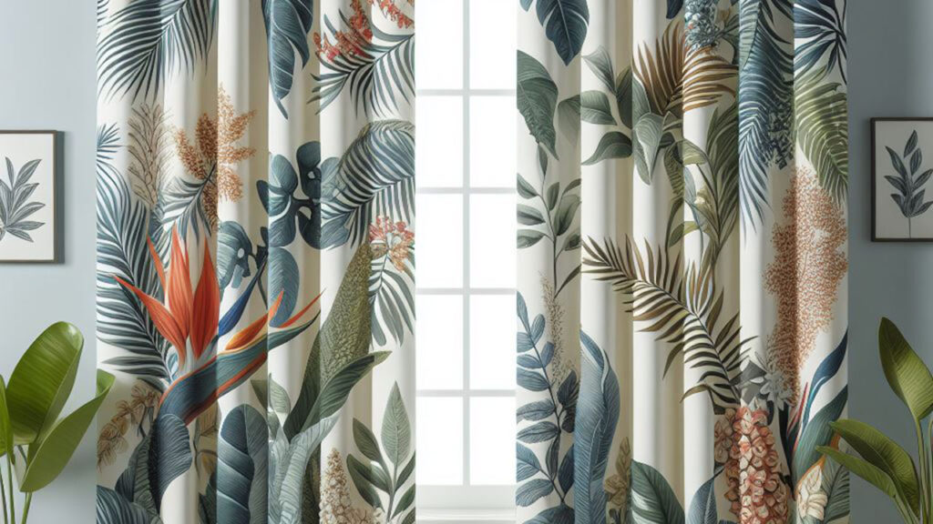 Botanical Prints Curtains