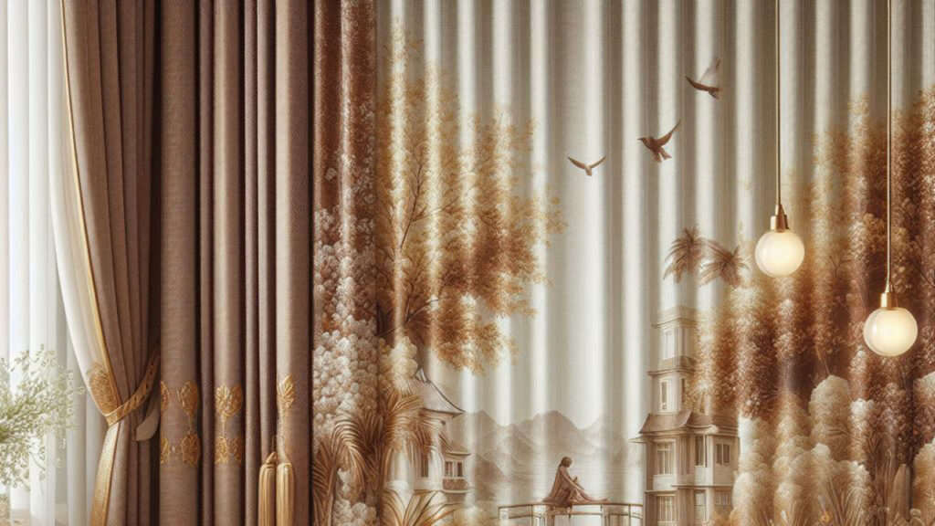 Textured Fabrics Curtain Designs for Homes