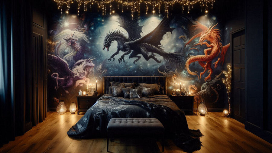 Dark-themed Murals – should we use it on Bedrooms?