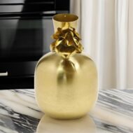 Essential Gold Flower Vase