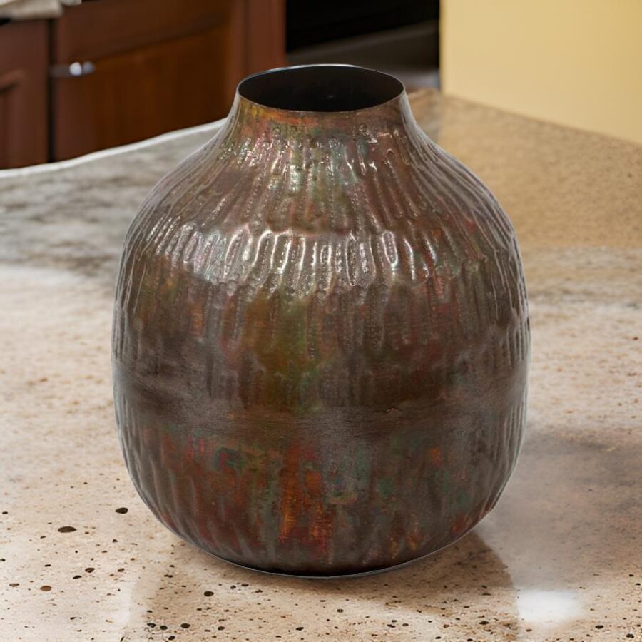 Essential Burn Copper Flower Vase