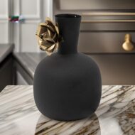 Essential Black - Gold Copper Flower Vase