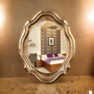 Premium Oval Framed Gold Plated Mirror